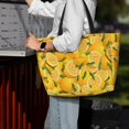 thumbnail image 7 of Daiia Yellow Limes Beach Travel Bag - Water-Resistant Beach Bag, Lightweight Tote with 7 Pockets for Women and Men - Gym,Pool,Camping,Reusable Grocery Bag, 7 of 7