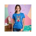 thumbnail image 1 of Playera de Mujer con Conejita Chic – Estampado Divertido y Colorido Color Aqua Talla Chica Marca Emil SaEs, 1 of 4