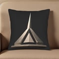 thumbnail image 5 of Set of 2 Decorative Throw Pillow Covers 18x18in - Modern Geometric Design with Emblem for Couch Bed Car, 5 of 8