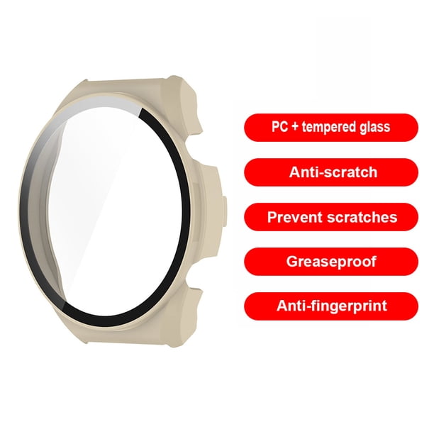 Ver Protectores De Pantalla Protector De Pantalla De Película De Vidrio Templado Para Pc Para Xiaomi Watch S1 (Marfil)