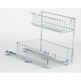 thumbnail image 5 of Trinity Sliding Cabinet Organizer, Silver, 5 of 5