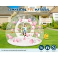 thumbnail image 3 of Jocisland 13ft Bubble House with Tunnel and Balloons, PVC Inflatable Balloon House with 750W Air Blower and 650W Air Pump for Party, Wedding, 3 of 8