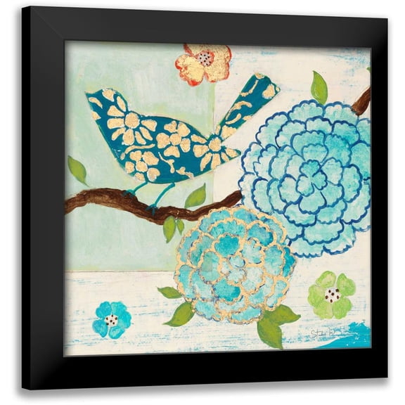 Studio M 12x12 Black Modern Framed Museum Art Print Titled - Heavenly Creatures 2