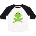 thumbnail image 3 of Inktastic Cute Frog, Green Frog, Crown, Frog Prince Boys or Girls Toddler T-Shirt, 3 of 5