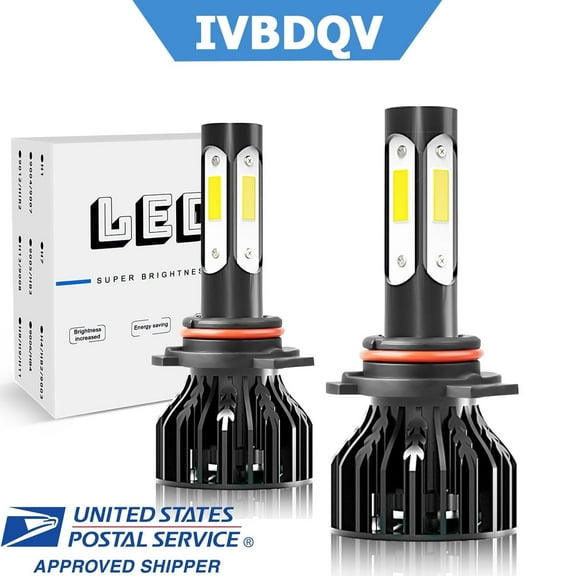 For Dodge Challenger 2015-2020 LED Headlight Bulbs 9012 High/Low Beam 6000K White 2pcs