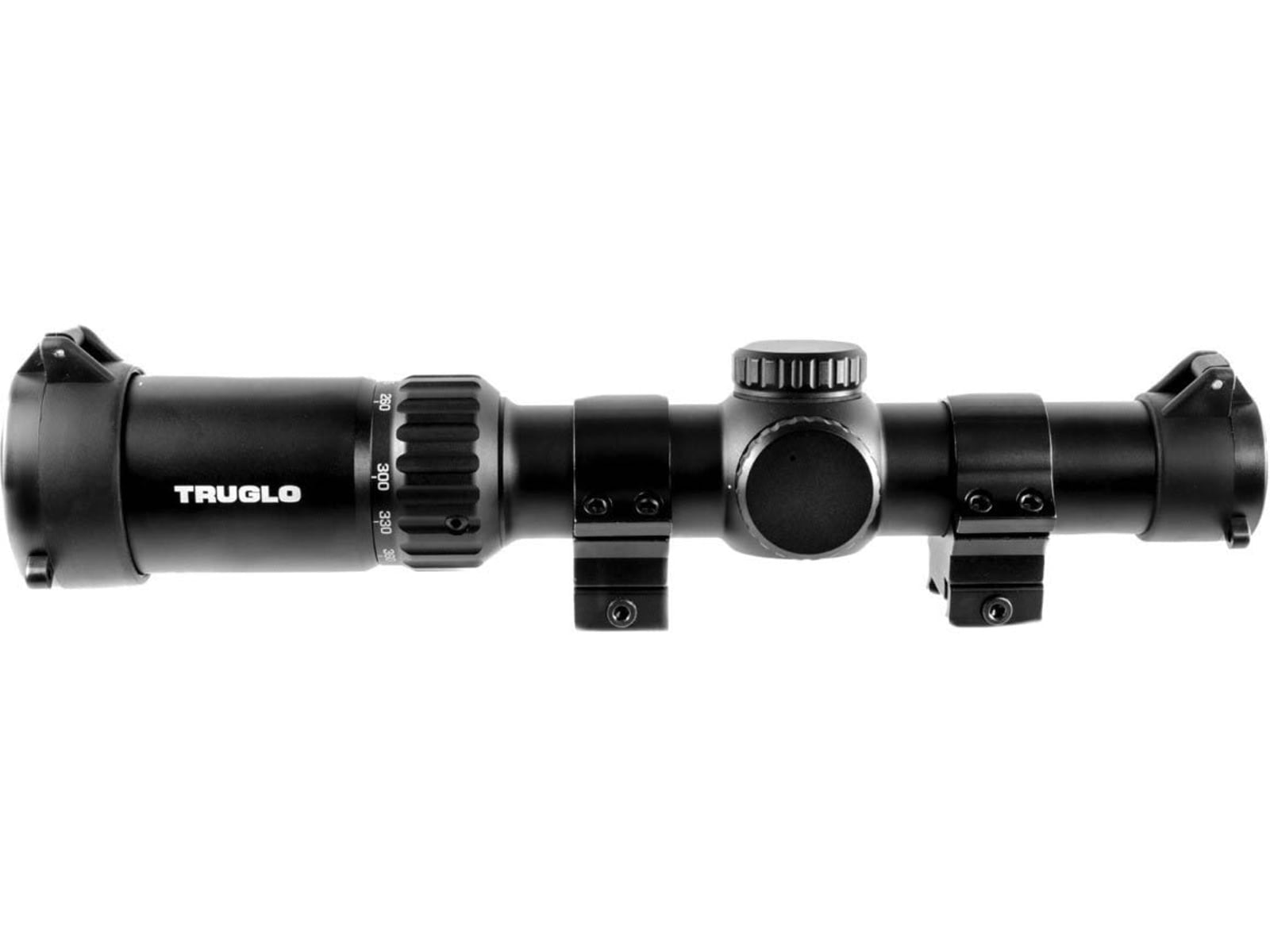 Truglo Optic Speed Velocity Calibrated BDC Crossbow Scope, 1-4x24mm, Black