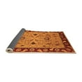 thumbnail image 2 of Ahgly Company Indoor Square Oriental Orange Traditional Area Rugs, 3' Square, 2 of 4