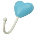thumbnail image 3 of GOOHOCHY Mediterranean Style Heart Shaped Ceramic Wall Hook for Home Use Sky-blue 1pc 4.72x3.54 inches, 3 of 8
