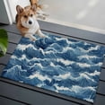thumbnail image 4 of Ocean Waves Large Area Rugs for Bedroom Living Room, Soft Non Slip Carpet Bedside Rug, Summer Beach Coastal Nautical Burlap Rectangular Floor Cover Kitchen Accent Rug 2'x3' for Dining Room/Office, 4 of 9