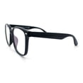 thumbnail image 6 of Classic Nerdy Oversized Horn Rim Blue Light Filter Screen Glasses [Black], 6 of 8