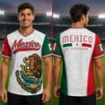 thumbnail image 4 of 2026 New Mexico Soccer Jersey Men, Mexican Jersey Soccer T-Shirt, Jersey De Mexico Crew Neck Short Sleeve Football Shirt, Athletic Training Uniform for Adult, 4 of 8