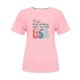 thumbnail image 2 of Tops Cortos para Mujeres Bandera de Moda Impresa Cuello Redondo, Camiseta de Manga 3/4 para Uso Diario, Casero Y Cómodo, 2 of 4