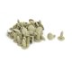 thumbnail image 1 of 50Pcs Remache Sujetador Plástico Retenedor Clips Beige Puerta de Coche Guardabarros, 1 of 1