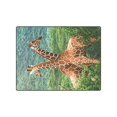 thumbnail image 3 of CADecor Green Hills and Giraffes Blankets Throws Blanket Indoor Outdoor Blanket Fleece Blankets 58x80 inches, 3 of 3