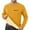 Yellow, variant on Mens Lined Sweatshirts Thermal Comfort Fit Round Neck Long Sleeve Mes Activewear,Green,XL
