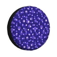 thumbnail image 1 of Fotbe Beautiful Purple Snowflakes Funda de Llanta de Repuesto con Estampado, Engrosada, Ajuste Universal para Jeep, Remolque, RV, SUV, Camión-16 inch, 1 of 6