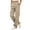 Khaki, variant on CAIXIA Cargo Pants for Women Wide Leg High Waist Y2K Parachute Pants with Pockets Fall 2026 Plus Size Hiking Track Outfits