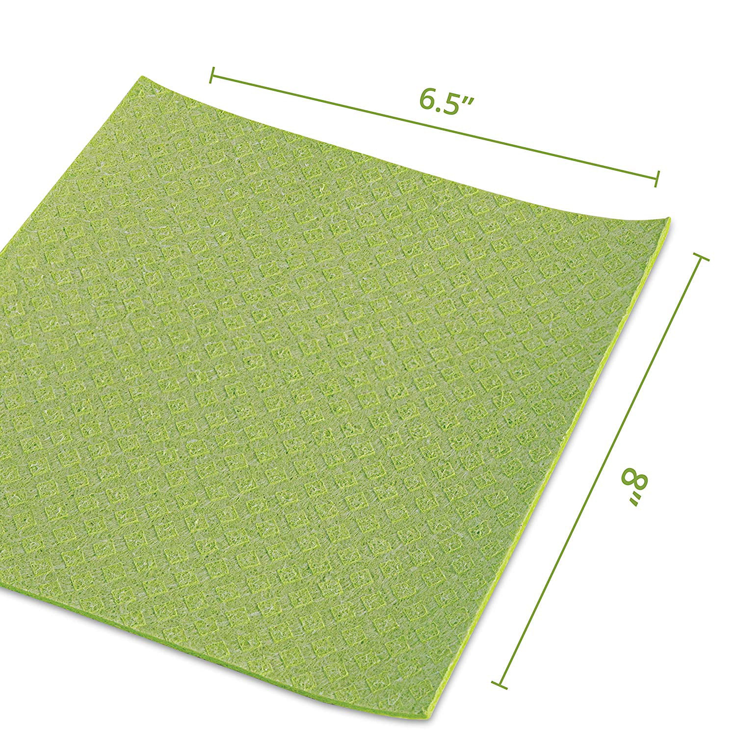 Swedish Dishcloth Cellulose Sponge Cloths - Bulk 10 Pack of Eco-Friend –  Green Global Office Products