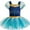 Dark blue floral, variant on 2-9Y Ballet Tutu Dress Toddler Kids Girls Princess Tulle Skirt Leotards Ballerina Outfit Dance Dress