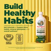 MaryRuth's Family Formulated Liquid Multimineral Supplement for Immune Hair Skin Bone Health, No Melatonin, Pineapple Dream Ages 1+, 32 fl oz