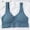 26-Blue, variant on YWDJ Push up Bras for Women Plus Size Pullover Sleep Bras Wirefree Comfy Bras Wide Strap Full Coverage Sports Bras Low Support Wrap Workout Bras Padded Gym Bras Solid Bras White L