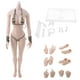 thumbnail image 1 of de Acción Femenina Sin Costuras 1/6, Conjunto Completo, Cuerpo + Soporte de Exhibición + Bikini, Femeninas Súper Piel pálida perfke Cuerpo femenino inconsútil, 1 of 9