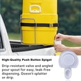 thumbnail image 4 of Upgraded push-button cooler faucet replacement, compatible with 2, 3, 5, and 10-gallon beverage coolers, durable cooler faucet replacement parts for 2-10 gallon water jugs (white-30), 4 of 4