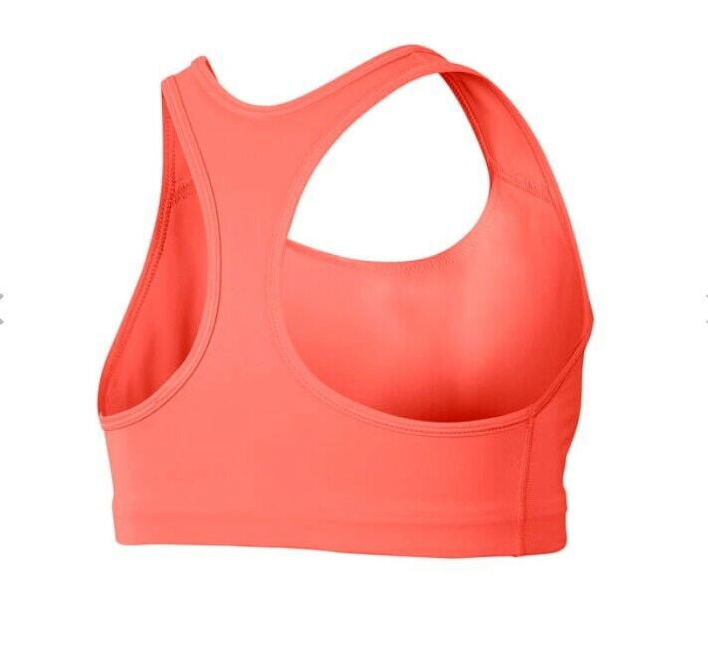 Nike Women's 1-Piece Pad Medium Impact Sports Bra Neon Orange Size XL MSRP  $38