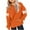 Orange, variant on breaise Bow Hoodie for Girls Casual Oversized Long Sleeve Drop Shoulder Fleece Hooded Pullover Sweatshirt