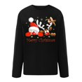 thumbnail image 4 of Sudaderas de Cuello Redondo de Navidad Para Mujer Primavera Otoño Manga Larga Impreso Suéter Top Odeerbi ODB193638, 4 of 5