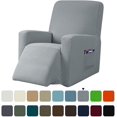 thumbnail image 1 of Subrtex Housse Extensible pour Fauteuil Inclinable 1 Pce, Housse Texturée à Carreaux avec Poches, 1 of 6