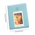 thumbnail image 4 of Pequeño álbum de fotos instantáneo, reemplazo de la caja de imágenes para Fujifilm Instax tiny Film 7s 8 9 7C, azul 68 Bolsillos Inevent EL2473-02B, 4 of 7
