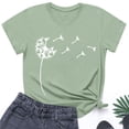 thumbnail image 4 of iTNHFP T-Shirt pour Femmes Coton T-Shirt Femmes Grande Taille T-Shirts Imprimés Col Rond Décontracté Manches Courtes T-Shirt, 4 of 4