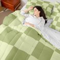 thumbnail image 4 of Castle Fairy Mid Century Checkered Bedding Comforter Set,Geometric Plaid King Bedding Sets, 4 of 8
