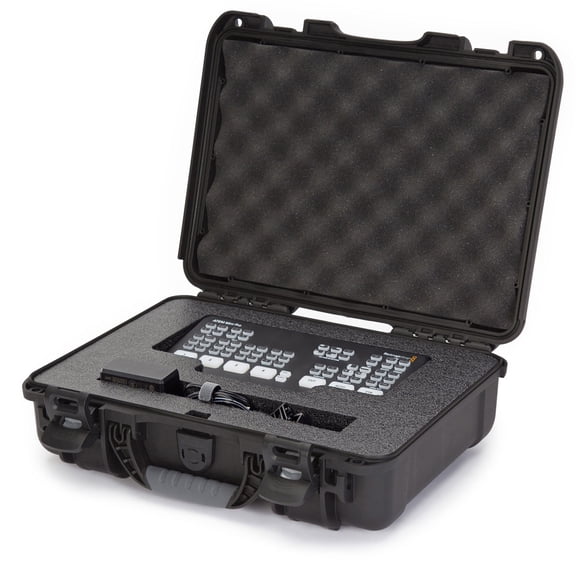 Nanuk 910 Waterproof Hard Case with Foam Insert for Blackmagic Design ATEM Mini Pro, Black