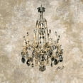 thumbnail image 3 of Wiley, Marta G. 12x12 Black Modern Framed Museum Art Print Titled - Champagne Chandelier, 3 of 5