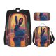 thumbnail image 1 of Fotbe Neon Rabbit In Archway Set Escolar 3 en 1 para Niños - Mochila Duradera con Lonchera Aislante y Estuche para Lápices - Mochila Escolar para Niños y Niñas, 1 of 7
