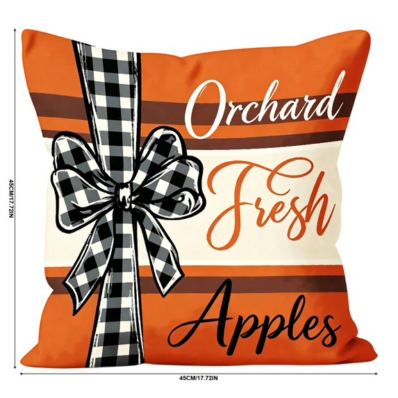 Fall Pillow Covers for Halloween Fall Decorations Waterproof Sofa Couch Pillow Covers, Square Summer Pillow Covers 18x18 for Farmhouse, Thanksgiving Fall Pumpkin Decorative Throw Pillow Covers