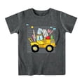 thumbnail image 4 of Toddler Boys Short Sleeve Shirts Tee Summer T-Shirts Casual Print Tee Loose Fit Round Neck Top for Back To School Clothes Size 4-5T, 4 of 4