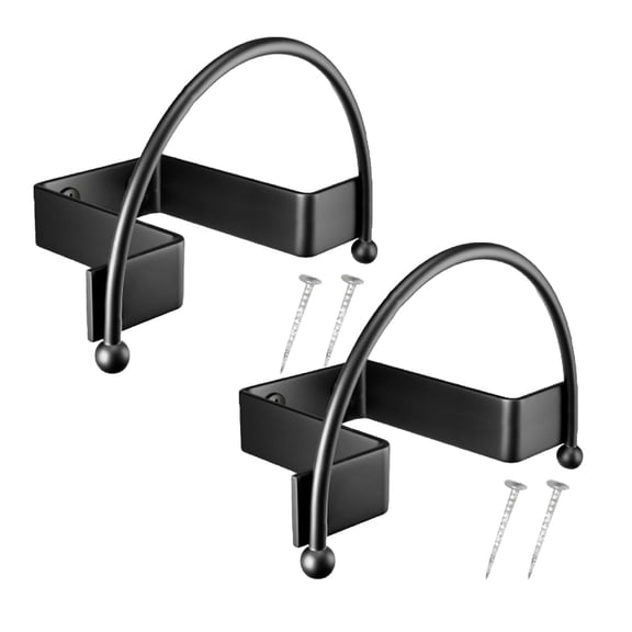 2Pack Cowboy Hat Rack Wall Mount Cowboy Hat Holder Hat Hooks For Wall Wide Brim Western Hat Hanger Organizer For Baseball Caps Display Non Damage Brim Design Wall Western Rack Home Decor