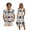 Aztec Southwest American Tribal Feather, variant on Skull Bat Flame Print Matchable Couple Hawaiian Luau Shirt for Men, Summer Sleeveless Beach Long Shirt Dress for Women, 2026 Holiday Party Tank Dress Matchable Couple Travel Outfit, Size L