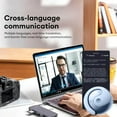 thumbnail image 3 of Rkxzt Ai Headphones Language Translation,144 Languages Translating Earbuds Real Time,3 in 1 Translation Earbuds Support Translate,Listen,Calling,Two-Way Language Translator for Travel Busines, 3 of 8