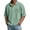 #72Light Green, variant on Mens Waffle Knit Shirts Short Sleeve Loose Fit Collared Henley Polo Shirt Casual Collared Shirt Golf Workout Tops Black M