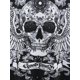 thumbnail image 4 of Camiseta con Anillo Cruzado con Estampado de Calavera de Talla Extra Grande Rosegal Mangas largas de talla grande, 4 of 5