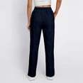 thumbnail image 6 of Four Way Stretch Scrub Pants for Women Slim Fit Anti-Wrinkle Yoga Waistband Jogger Medical Uniform Work Pants 2026 Navy S, 6 of 6