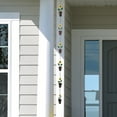 thumbnail image 3 of Alpine Corporation 69"H Metal Hanging Sunflower Chain Garden Rain Catcher, 3 of 3