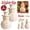 Free Shipping, 2 Pack, M, 8", variant on Small Light-Up Snowman Christmas Decoration, White, 6", Christmas Decorations Indoor Farmhouse