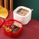 thumbnail image 5 of Caja de dulces multicapa Snacks y dulces secos en cajas de dulces Caja de dulces con compartimentos Plato de frutas con dulces secos divididos Caja con bocadillos Dulces Dulces con secciones divididas, 5 of 5