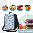 thumbnail image 4 of Pofeuu Cute Ice Cream Print Lunch Bag Women Insulated Lunch Box Reusable Leakproof Large Spacious Cooler Tote for Women Men, 4 of 7