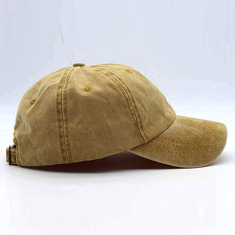 Ticikt Vintage Washed Distressed Baseball Cap Unconstructed  display picture 1
